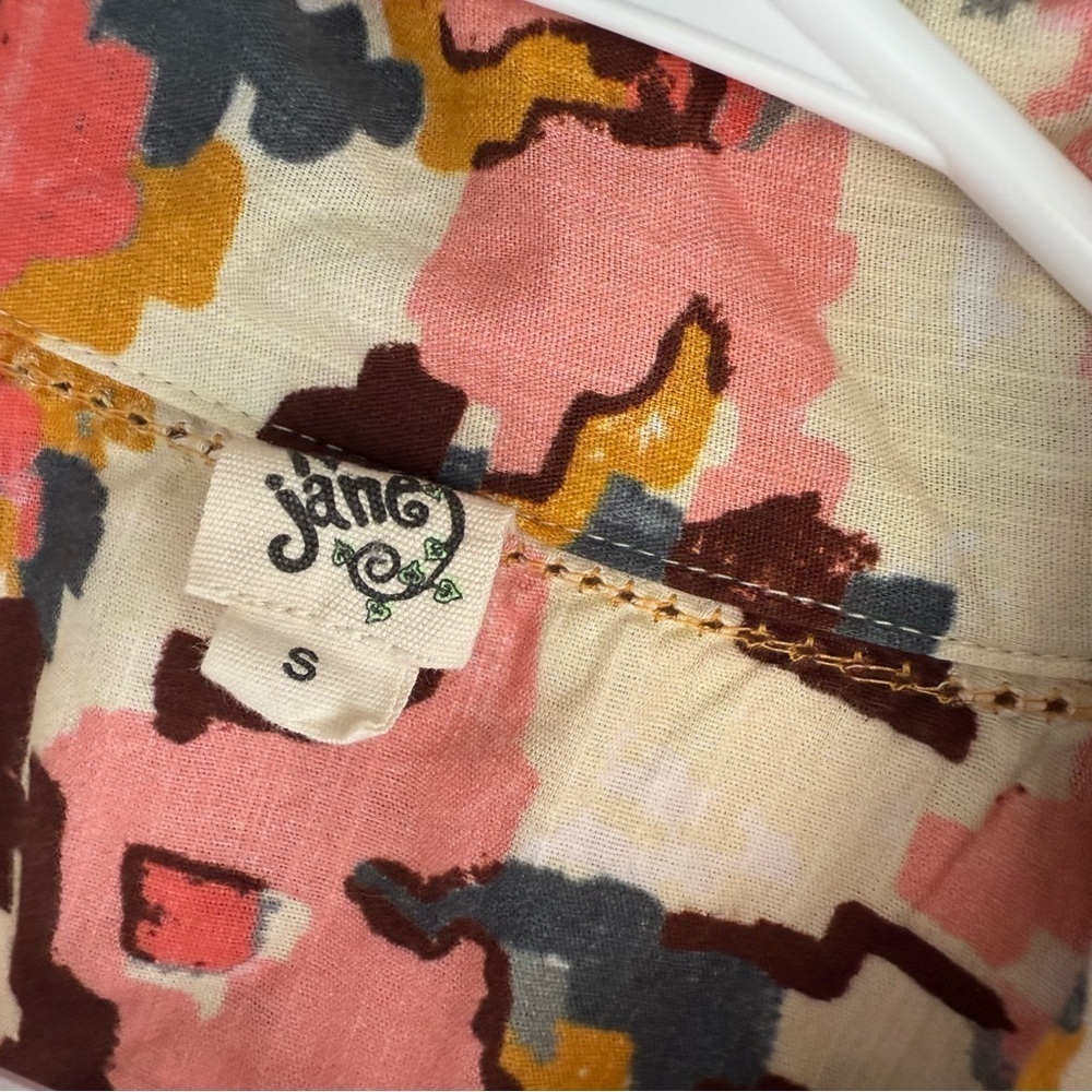Ivy Jane Size S The Smoked Yoke Shacket in Coral - Picture 5 of 8